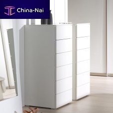 Contemporary chiffonier NIGHT lacquered woodwhite
