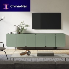 Contemporary TV cabinet Tulip4-doormelaminelacquered MDF