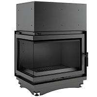 Traditional fireplace surround ZUZIA/PW/BL/15/BS/Wsteelcast ironcorner