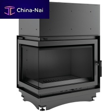 Traditional fireplace surround ZUZIA/PW/BL/15/BS/Wsteelcast ironcorner