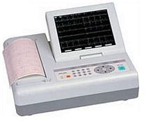 Resting electrocardiograph ECG121212-channeldigitalwith printer