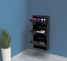 Contemporary shoe rack SPACE SAVINGpainted metal