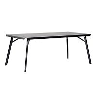 Contemporary table DAKARaluminumrectangularfor outdoor use