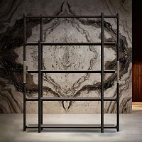 Contemporary shelf VY walnutashoiled wood