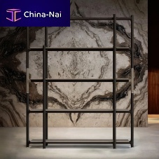 Contemporary shelf VY walnutashoiled wood