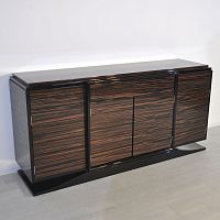 Art Deco sideboard OAM00309lacquered woodMacassar ebonycustom