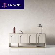 Contemporary sideboard Palladiolacquered woodmetalwith built-in lighting