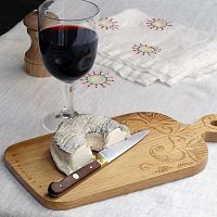 Acacia cutting board natural finishhome