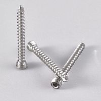 General purpose compression bone screw metalliclocking