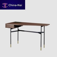 Contemporary writing desk HARRIoaksolid woodwalnut