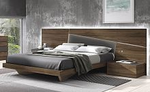Double bed Cosmo by EOS. 019 � TOKYOcontemporarywith headboardwith integrated bedside table