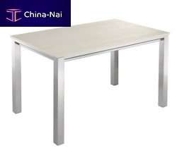 Contemporary dining table ALTOwoodenaluminumrectangular