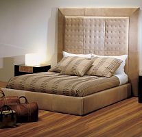 King size bed SUITEqueen sizecontemporaryupholstered