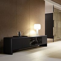 Contemporary sideboard DUKEoakelmmarble