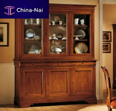 Traditional china cabinet 600woodenglass