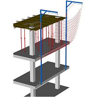 Construction safety net outdoor