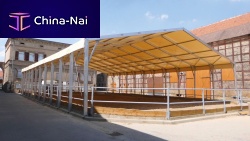 Public space shelter 053for sports fields