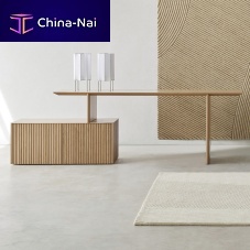 Free-standing desk VELASCA EXTENSIBLEcontemporaryoakwalnut