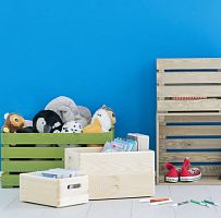 Wooden storage box