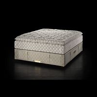 Double bed GRAND VIVIDUScontemporaryupholsteredfabric