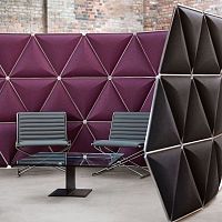 Contemporary side table I BEAMglasscast aluminumcast aluminum base