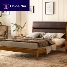 Double bed Sogno contemporarywith upholstered headboardfabric