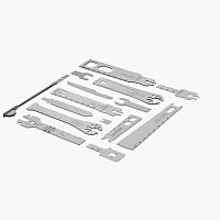 Sagittal surgical saw blade Stericut®