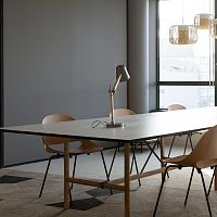 Contemporary table DANsolid woodwooden baserectangular