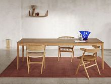 Scandinavian design dining table Sibast No 2oaklacquered MDFoak base