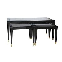 Contemporary nesting tables DTAGIbeechglassbeech base