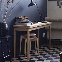 Contemporary sideboard table #104oaklacquered woodwalnut