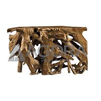 Organic design sideboard table ROOTS teakteak baserectangular