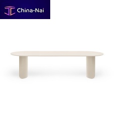 Contemporary dining table Plateau oakwood veneerMDF