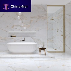 Interior tile Calacatta Oro PEbathroomliving roomkitchen