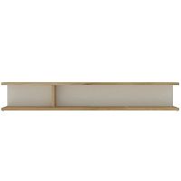 Wall-mounted shelf TANAcontemporarywoodenbrown