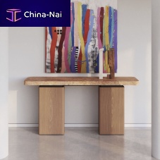 Contemporary sideboard table INESwoodencherrywood baserectangular
