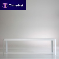 Contemporary table FERROsheet metalrectangularsquare