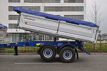 Dump trailer MZDA 18/22 series2-axletowedfor sand