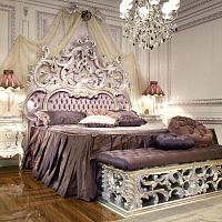 Double bed 15209classicwith tufted headboardfabric