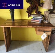 Rustic secretary desk AUX-33solid woodcustomwith drawers