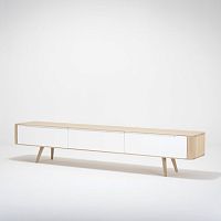 Contemporary TV cabinet ENAlowboardoakMDF
