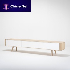 Contemporary TV cabinet ENAlowboardoakMDF