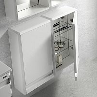Contemporary bathroom cabinet BARCELONA 2: SMALL SIDE CABINETwoodenwall-mounted