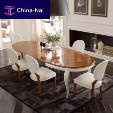 Traditional dining table RIVAlacquered woodrectangularoval