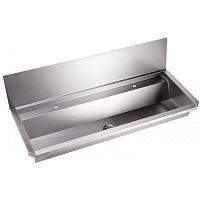 Wall-mounted wash basin INTER-5 seriesstainless steelfor handicappedsingle