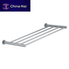 Wall-mounted shelf F6002/3contemporarychromed metalbathroom