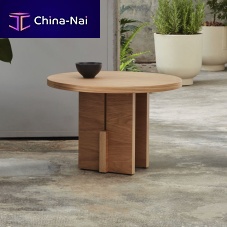 Contemporary coffee table BARDIoakashwooden base
