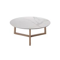 Contemporary coffee table ASTYLEMDFmarbleoak base