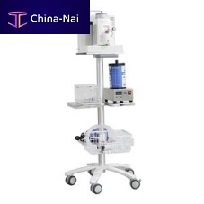 Trolley-mounted veterinary anesthesia workstation AM-1005