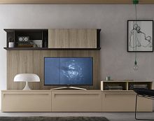 Contemporary TV wall unit laminatepolymerlowboard